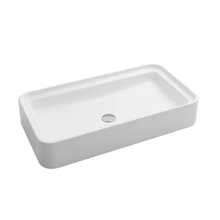 Cuba de Apoio Retangular 75x40cm para Banheiro Branca Docol
