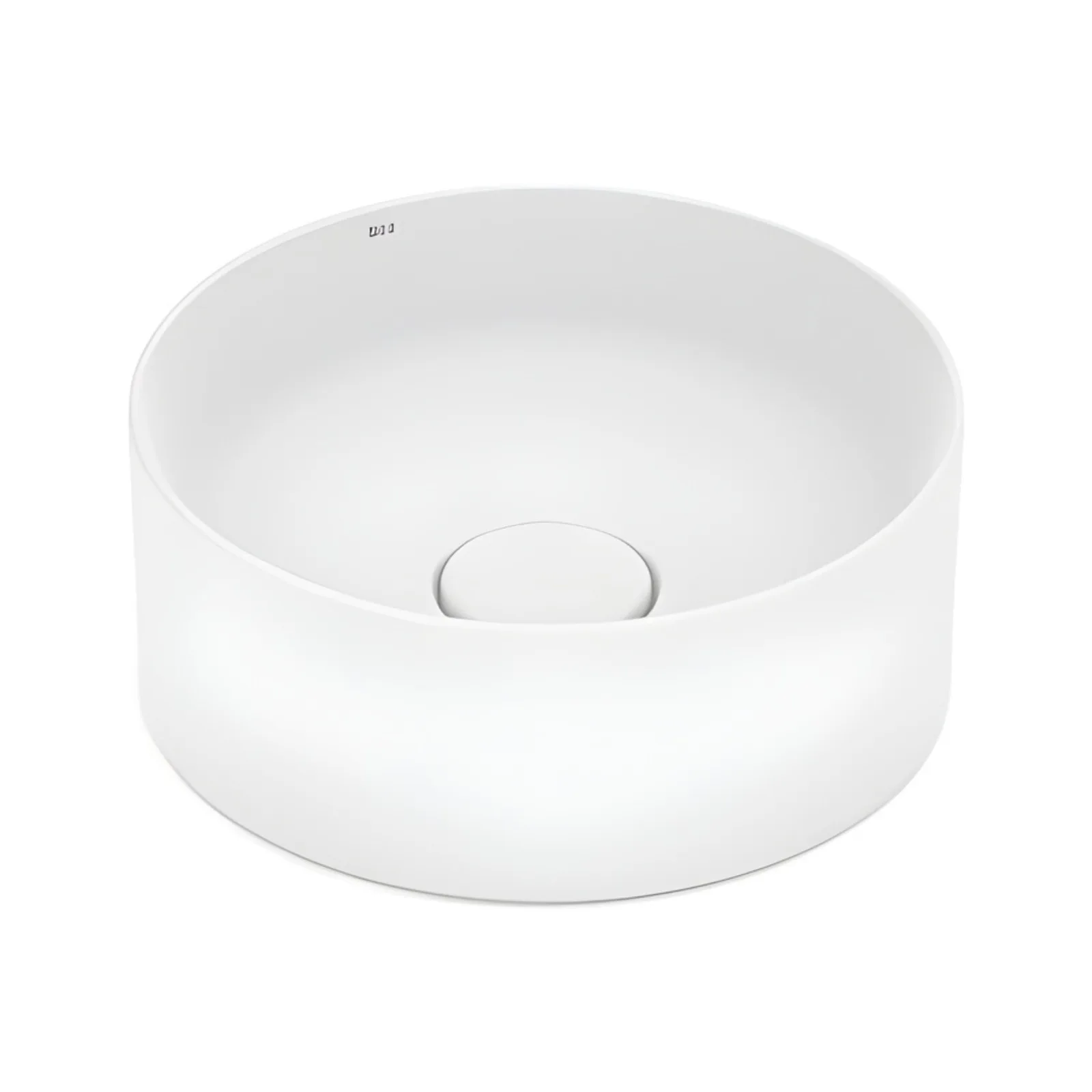 Cuba de Apoio Redonda 30cm para Banheiro Blanco Mate (Branco Fosco) Roca Terra