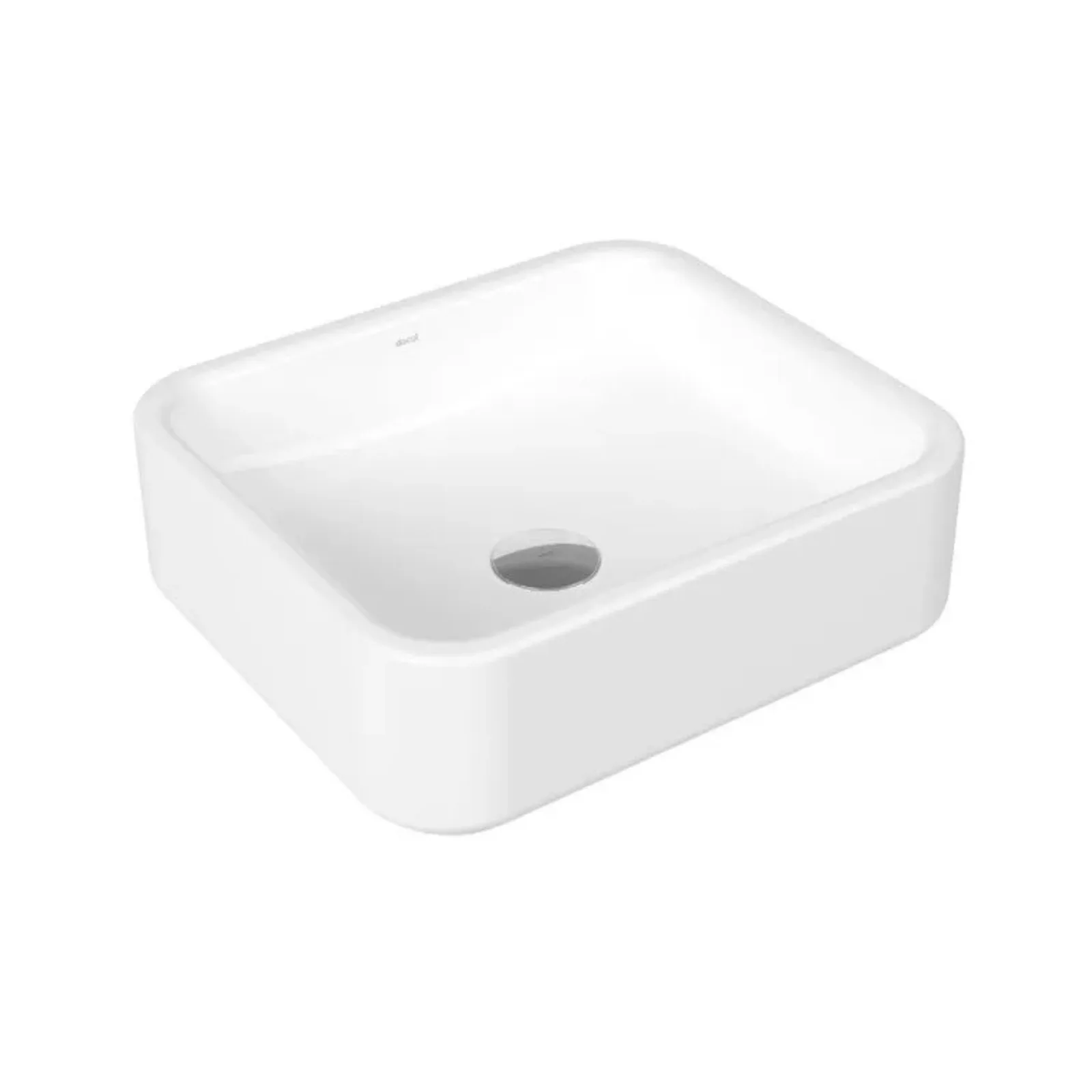 Cuba de Apoio Retangular 40x35cm para Banheiro White Docol