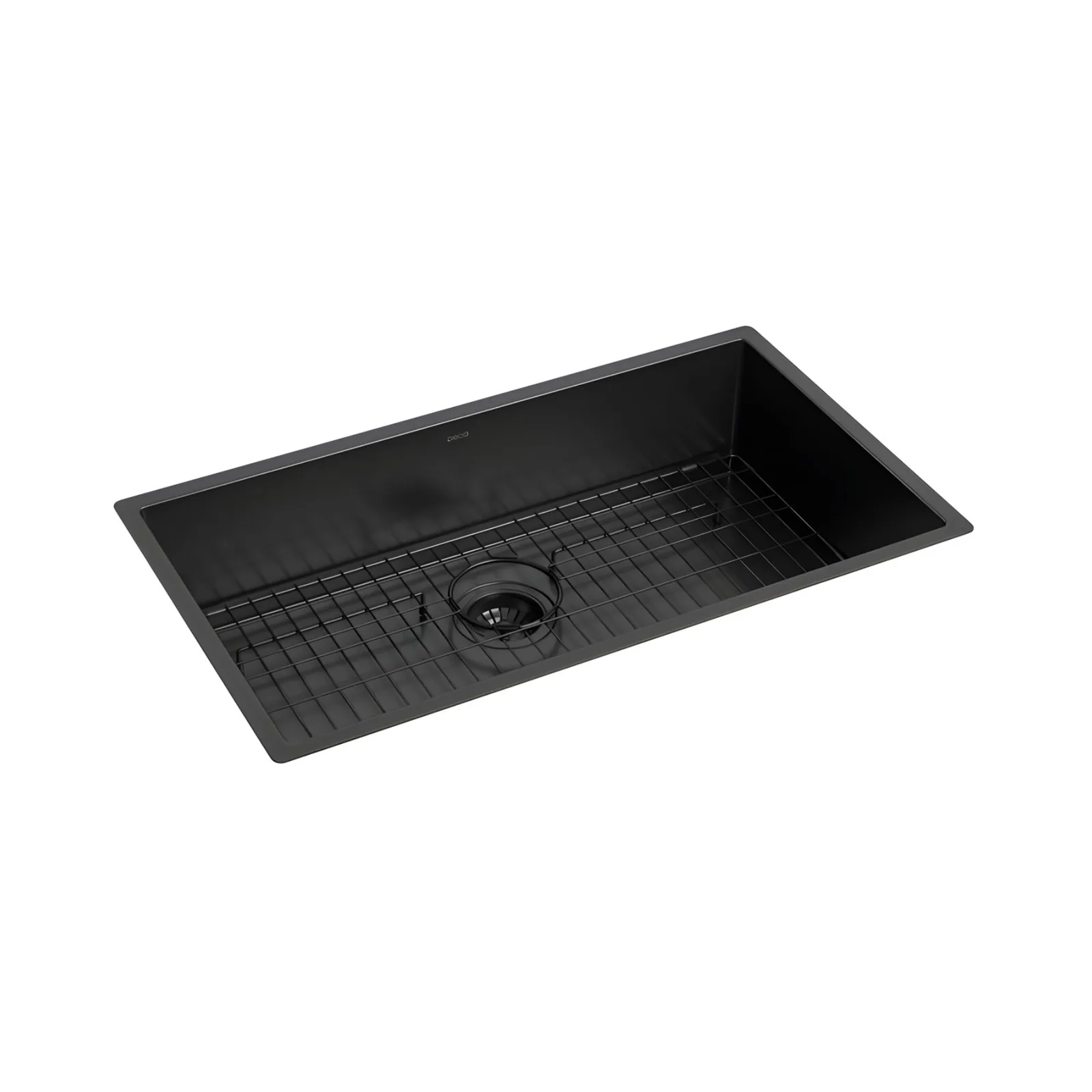 Cuba de Cozinha Retangular 75X40cm Black Matte Deca Suprema