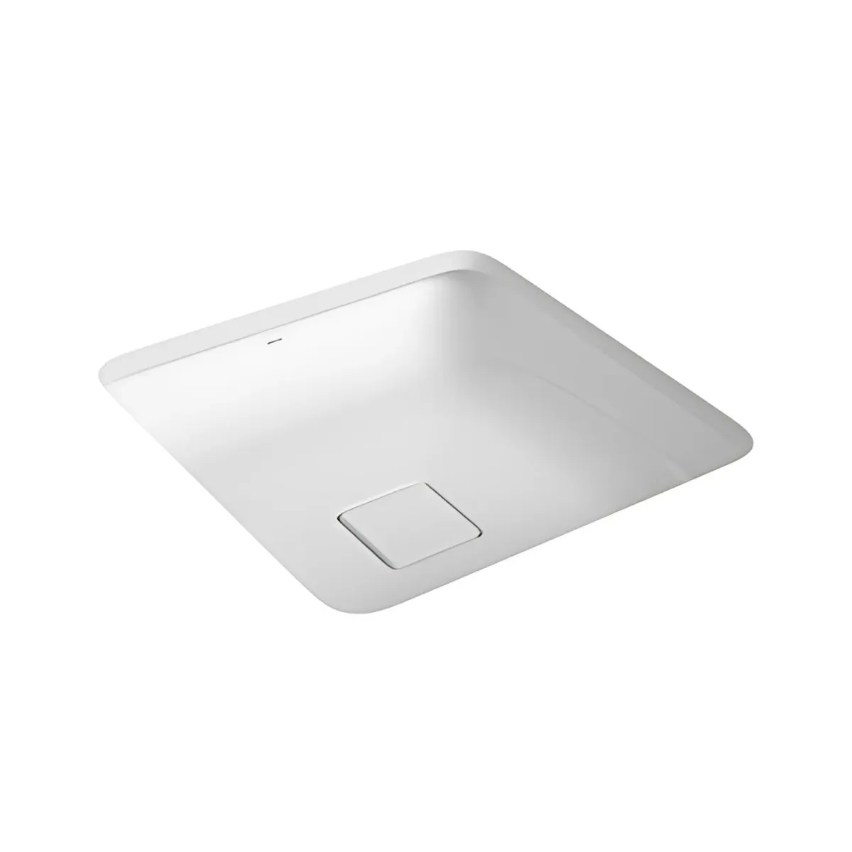 Cuba de Embutir Quadrada 30x30cm para Banheiro Branca Deca Slim