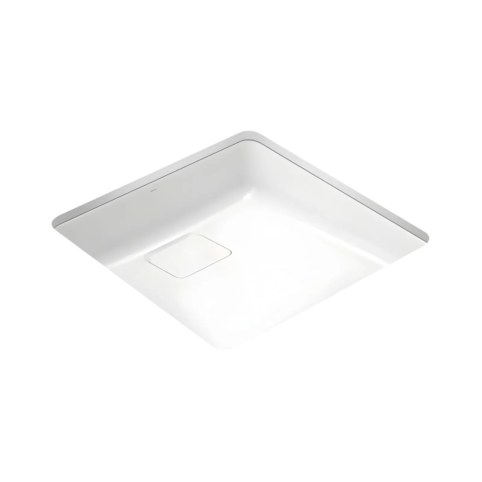 Cuba de Embutir Quadrada 40x40cm para Banheiro Branca Docol Flow