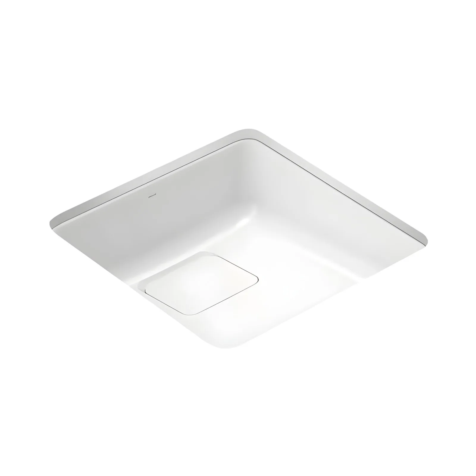 Cuba de Embutir Quadrada 30x30cm para Banheiro Branca Docol Flow