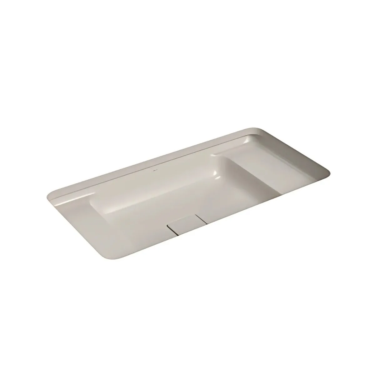 Cuba de Embutir Retangular com Mesa 60cm para Banheiro Barbante Deca Slim