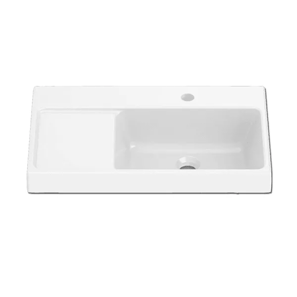 Cuba de Sobrepor Retangular 60x38cm para Banheiro Branca Roca Optica