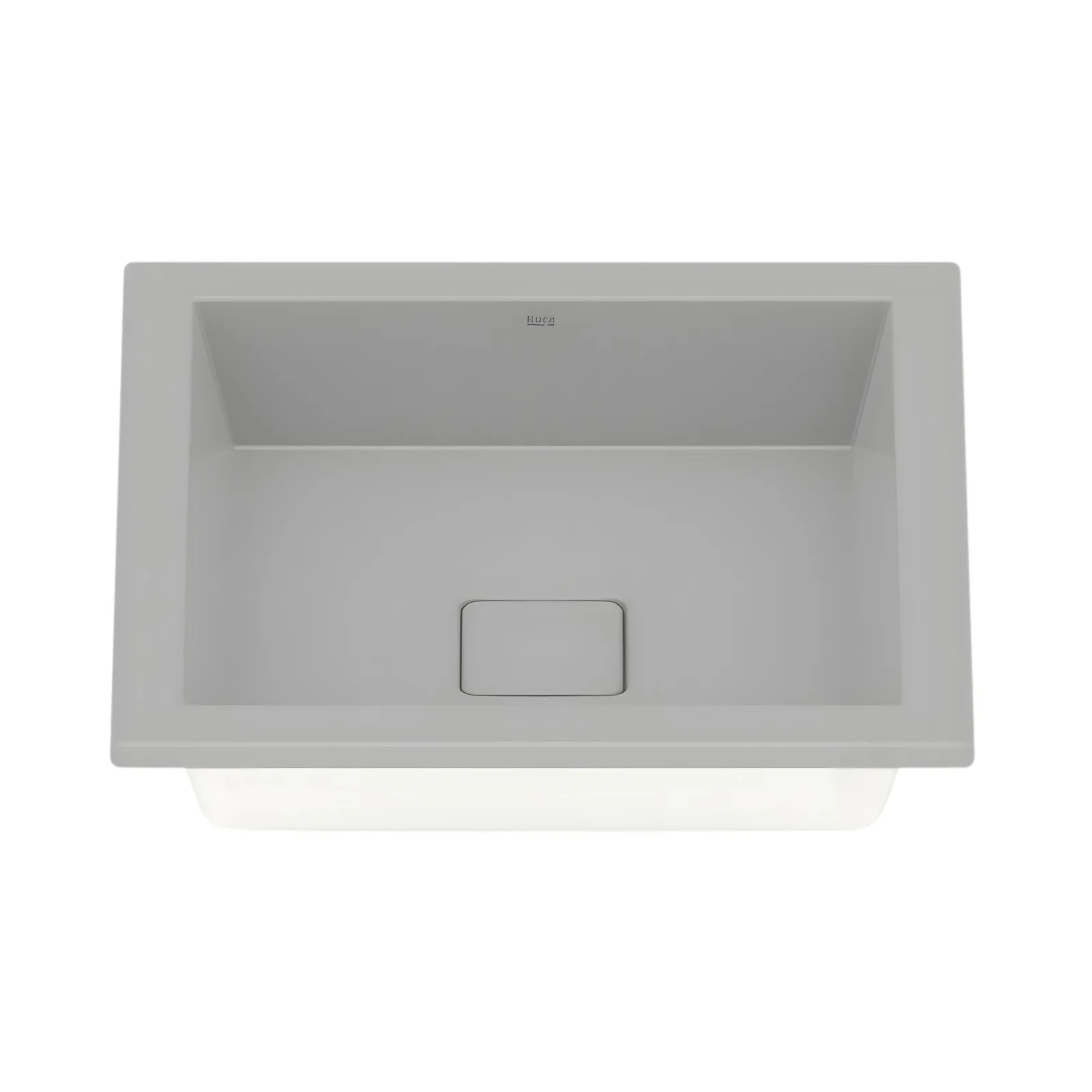 Cuba de Sobrepor Quadrada 41x41cm para Banheiro STONE Roca Terra