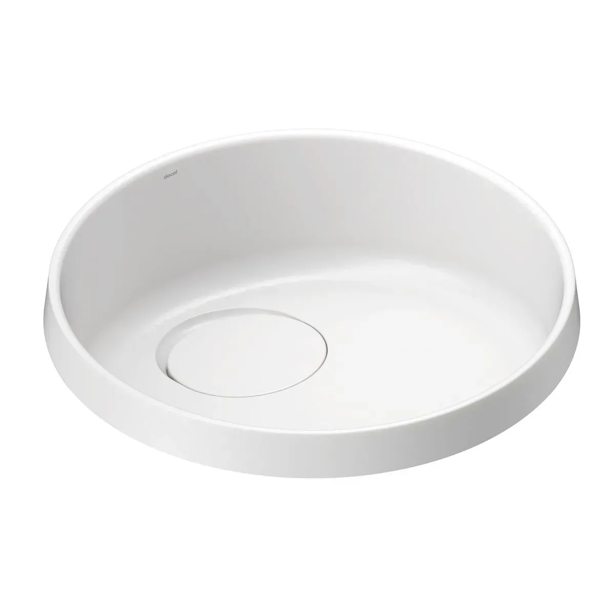 Cuba de Sobrepor Redonda Ø30cm Branco DocolFlow