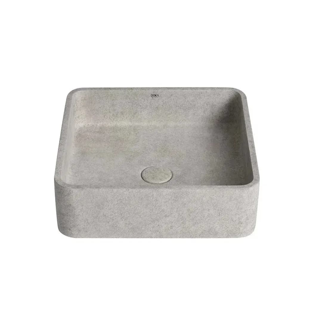 Cuba Doka De Apoio Quadrada Light Concrete