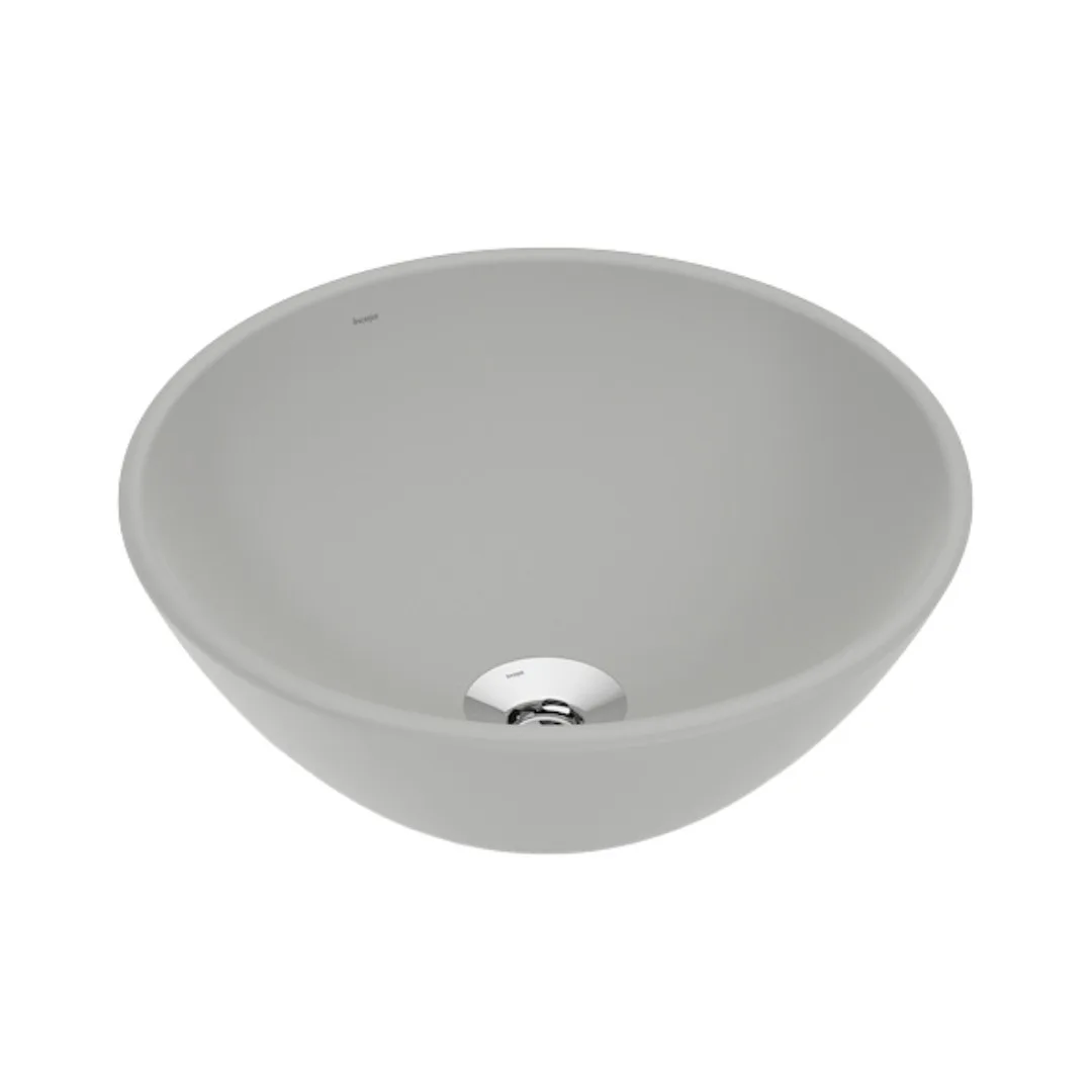 Cuba de Apoio Redonda 35cm para Banheiro Stone Roca Loft
