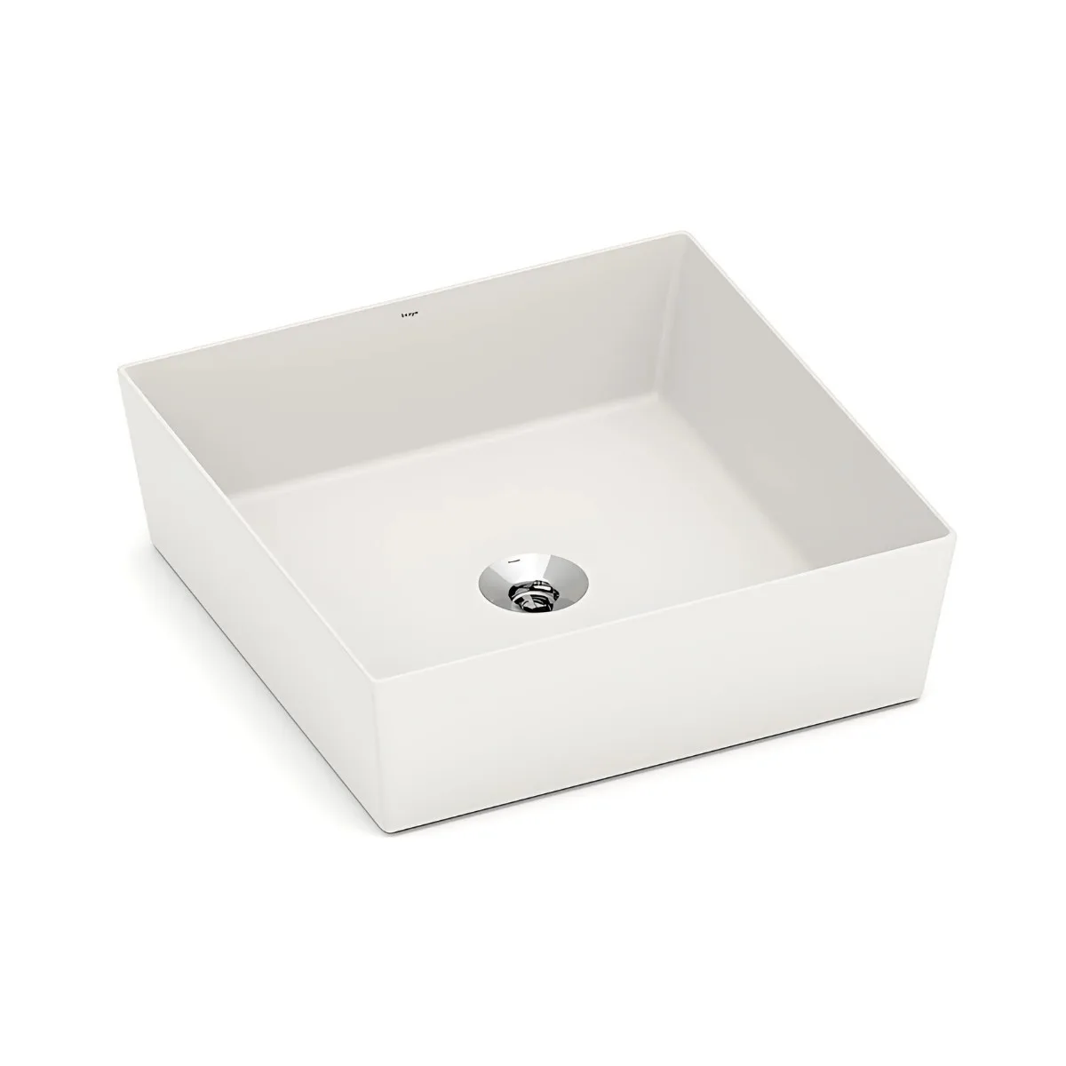 Cuba de Apoio com Mesa Quadrada 38x38cm para Banheiro Beige Roca Platinum