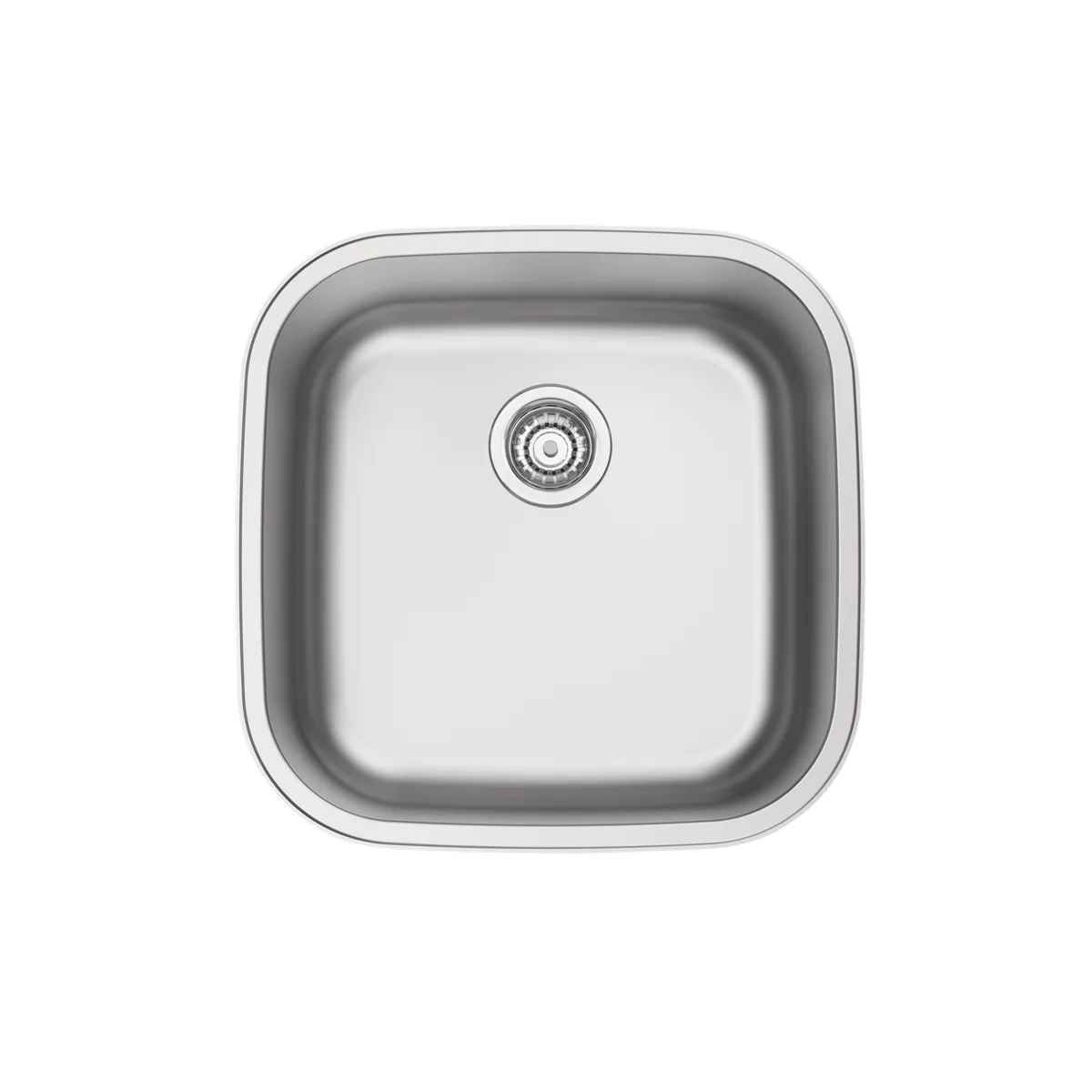 Cuba de Embutir ou Sobrepor Tramontina Aria Maxi 40 BS em Aço Inox Escovado 40x40 cm