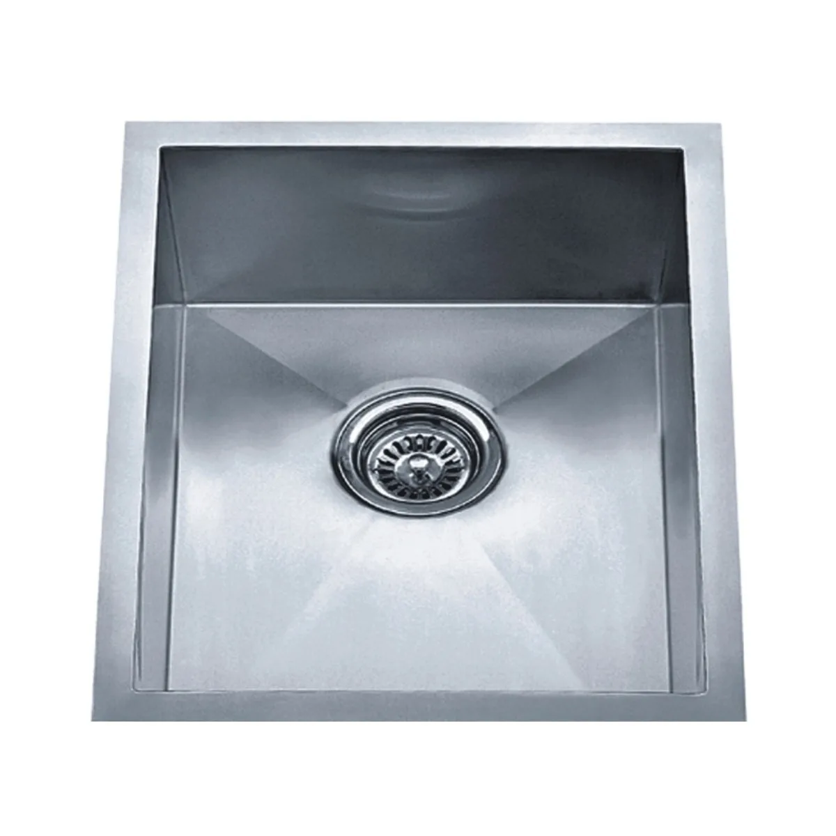 Cuba Inox Quadrada de Embutir para Cozinha 46x46cm Dax Baikal