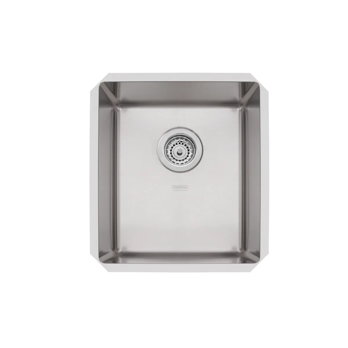 Cuba Inox Retangular de Embutir para Cozinha 34x40cm Tramontina Design Collection Quadrum