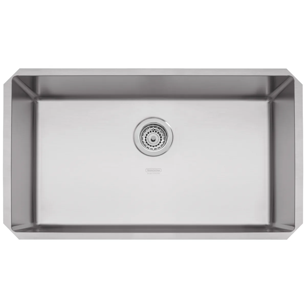 Cuba Inox Retangular de Embutir para Cozinha 70x40cm Tramontina Design Collection Quadrum