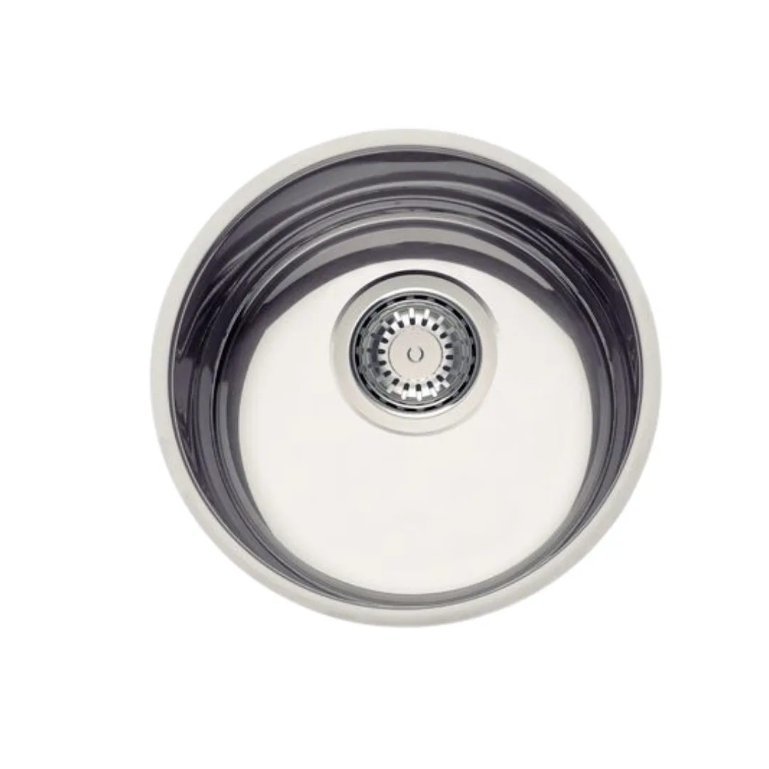 Cuba de embutir 30 BL em Aço Inox Alto Brilho 30 cm Tramontina Luna