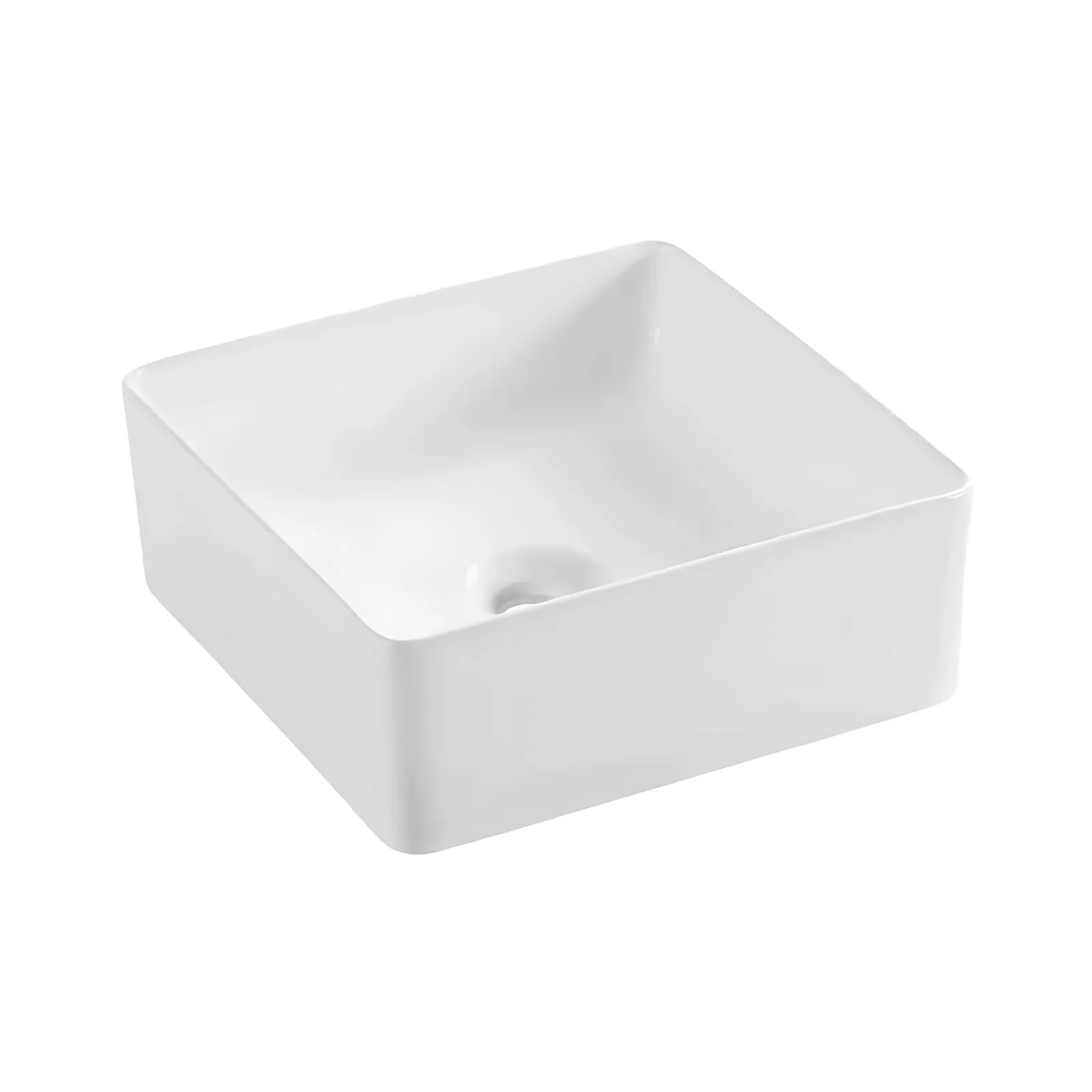 Cuba de Apoio Quadrada 30,5x30,5cm para Banheiro Branca Lexxa Bagno