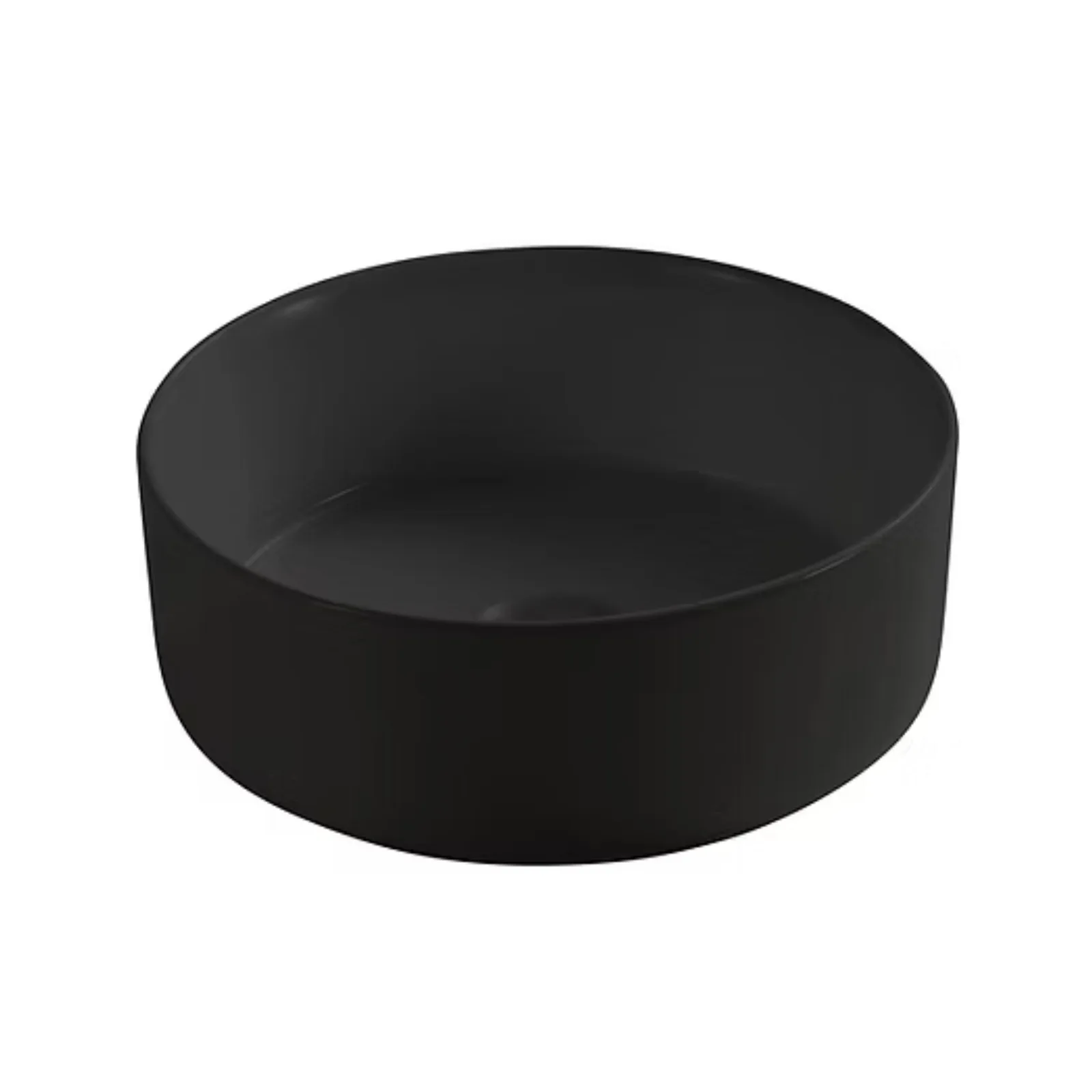 Cuba de Apoio Redonda 31cm para Banheiro Preto fosco (Black Matte) Lexxa Bagno