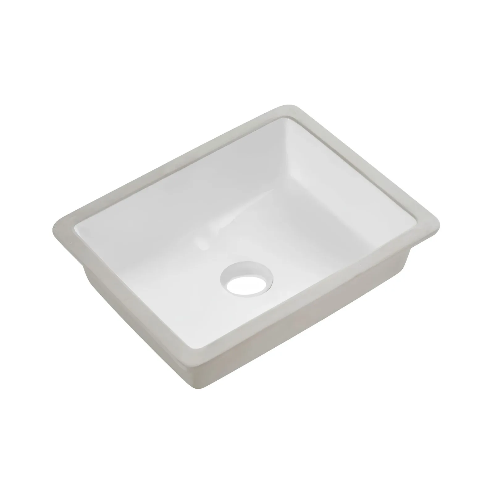 Cuba de Embutir Quadrada 50x40cm para Banheiro Branca Lexxa Bagno