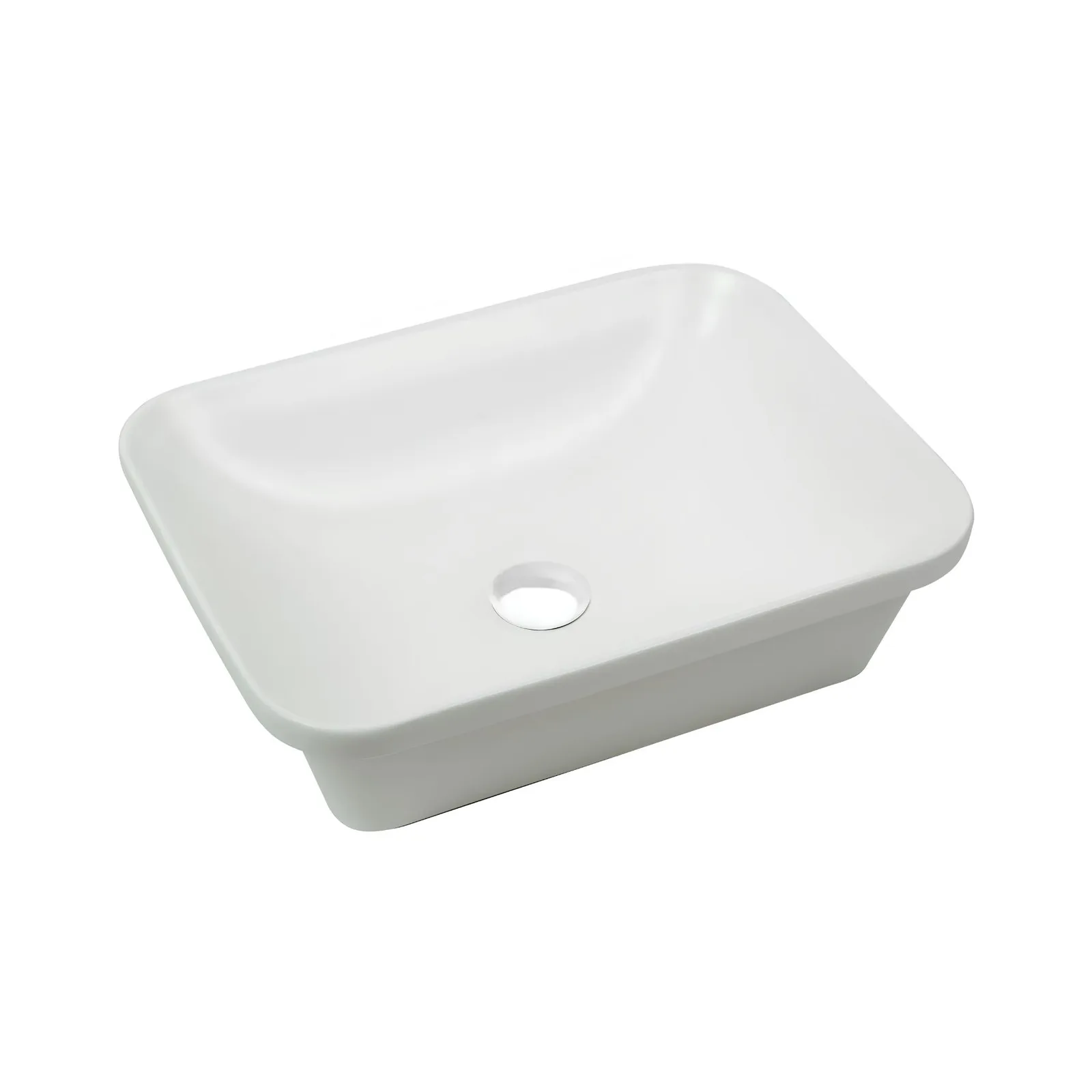 Cuba de Sobrepor Branca Fosca 50x38 Lexxa Bagno LX623WM