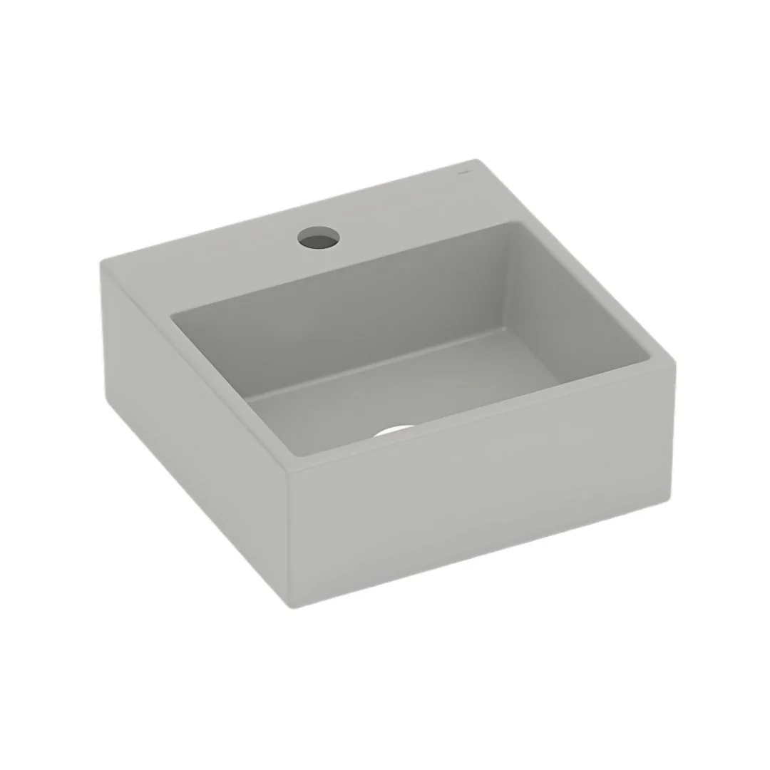 Cuba de Apoio com Mesa Quadrada 35x35cm para Banheiro Stone Roca Loft