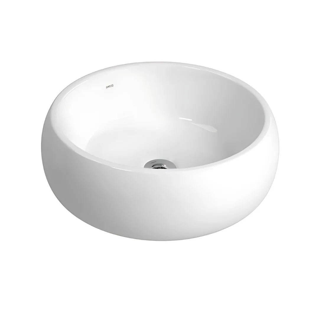 Cuba Redonda De Apoio Para Banheiro Branco 40cm Deca Bold