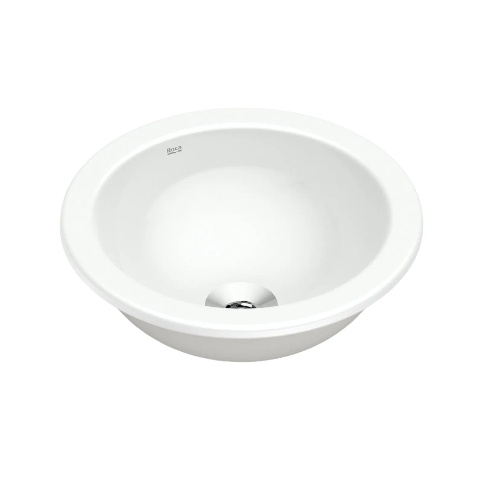 Cuba de Sobrepor Redonda 36cm para Banheiro Branco Roca