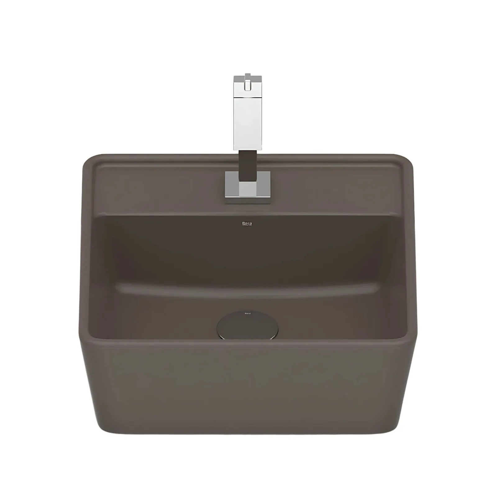 Cuba de Apoio com Mesa Quadrada 35x35cm para Banheiro Café Roca Optica