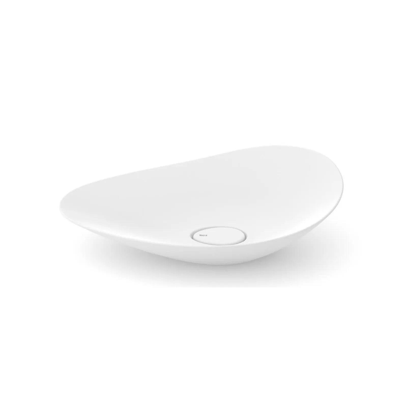 Cuba de Apoio Oval 62x38,5cm para Banheiro Blanco Matte Roca Ruy Ohtake