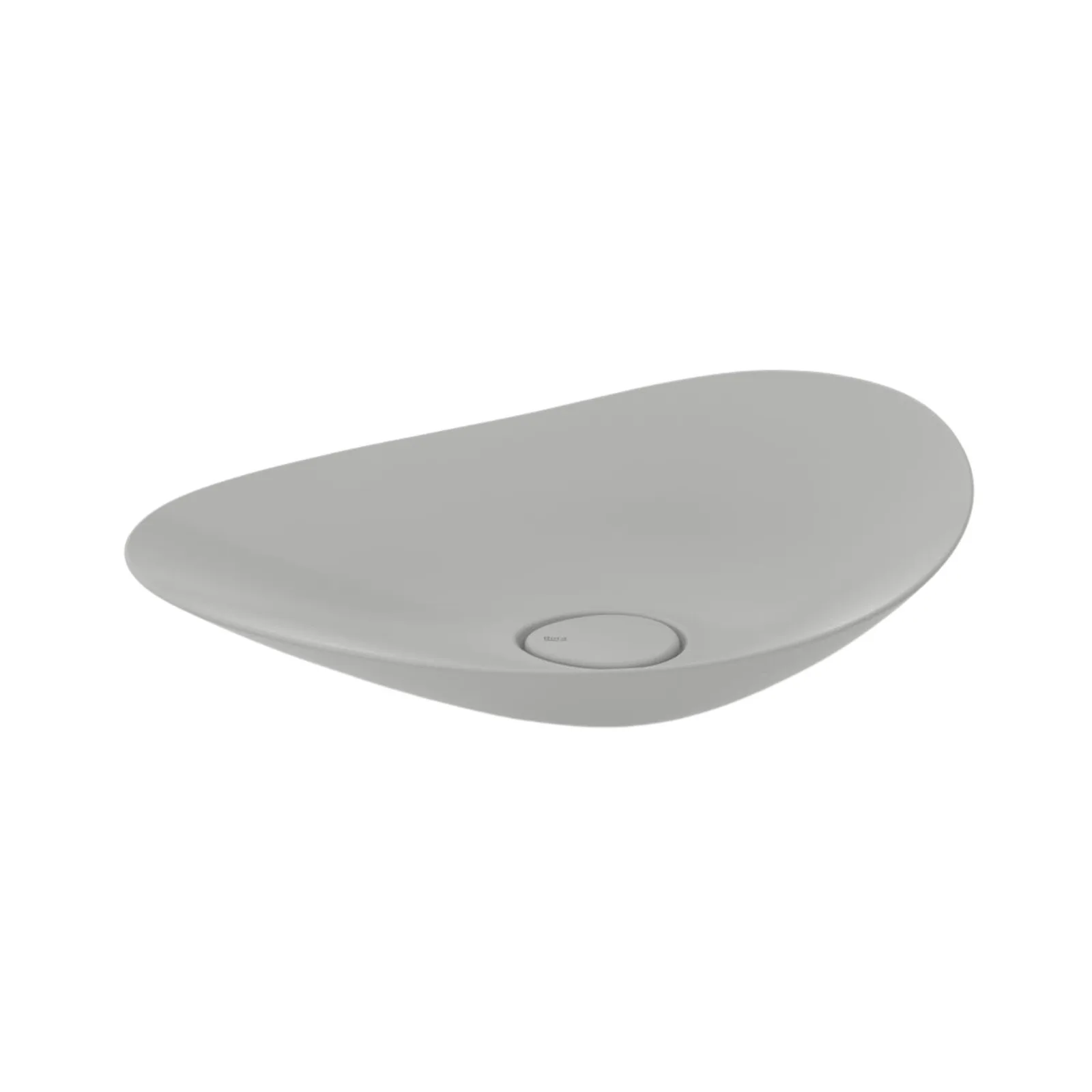 Cuba de Apoio Oval 62x38,5cm para Banheiro Stone Roca Ruy Ohtake