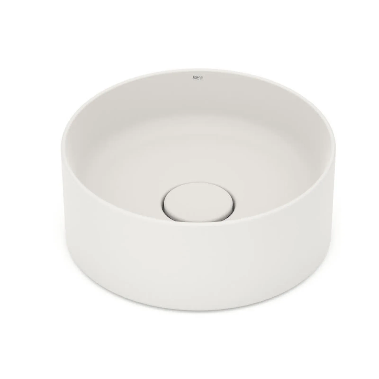 Cuba de Apoio Redonda 30cm para Banheiro Beige Roca Terra