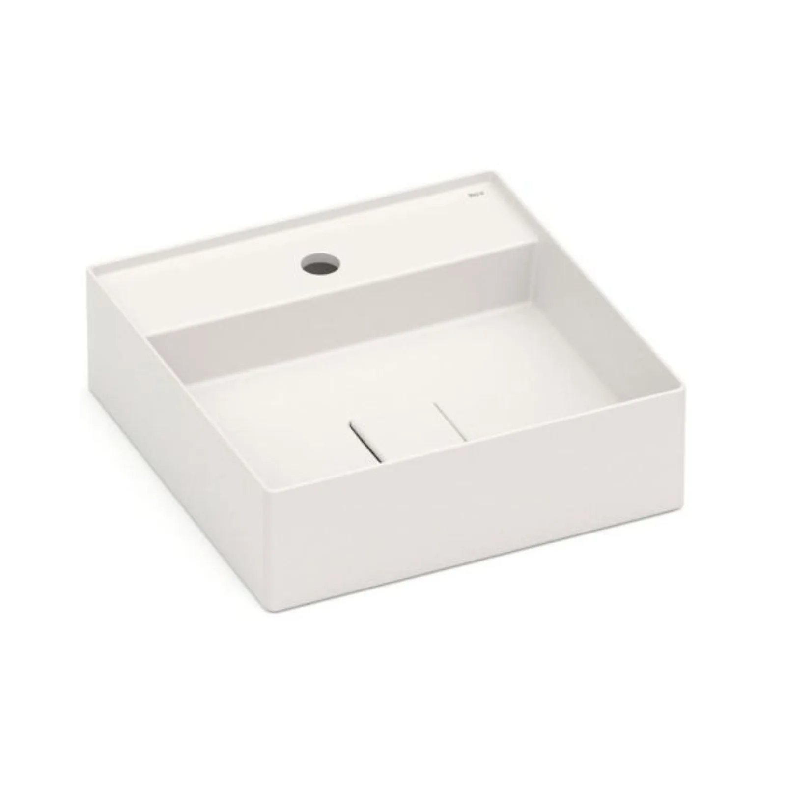 Cuba De Apoio Com Bancada Beige 40x40cm Roca Terra T9