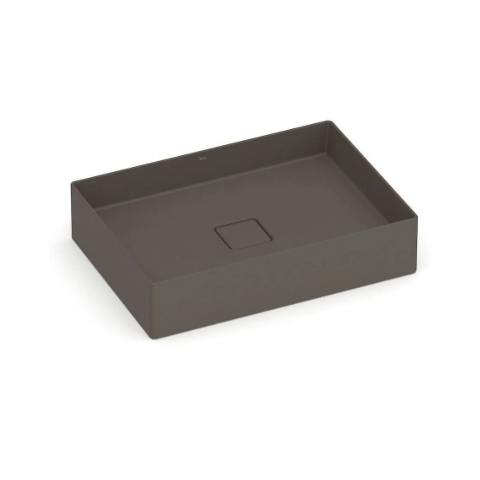 Cuba de Apoio Retangular 51x36cm para Banheiro Café Roca Terra