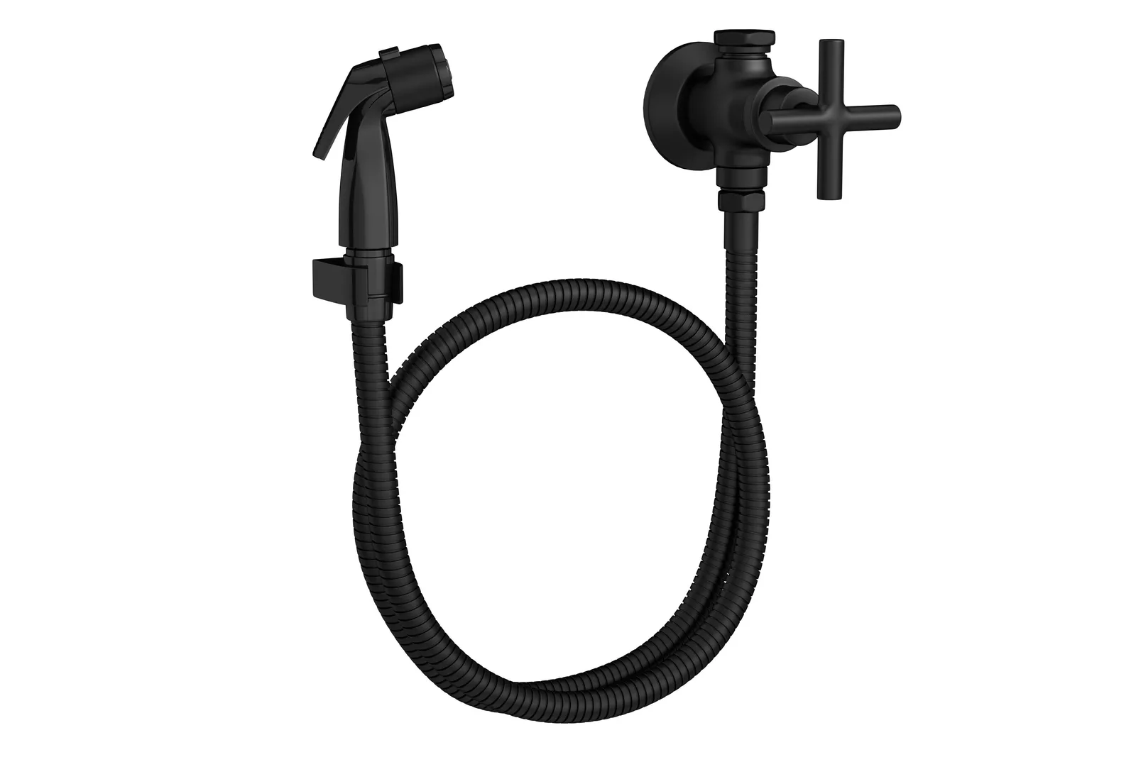 Ducha Deca Duna Classic 64 Black Matte 1984 Act Registro e Derivação