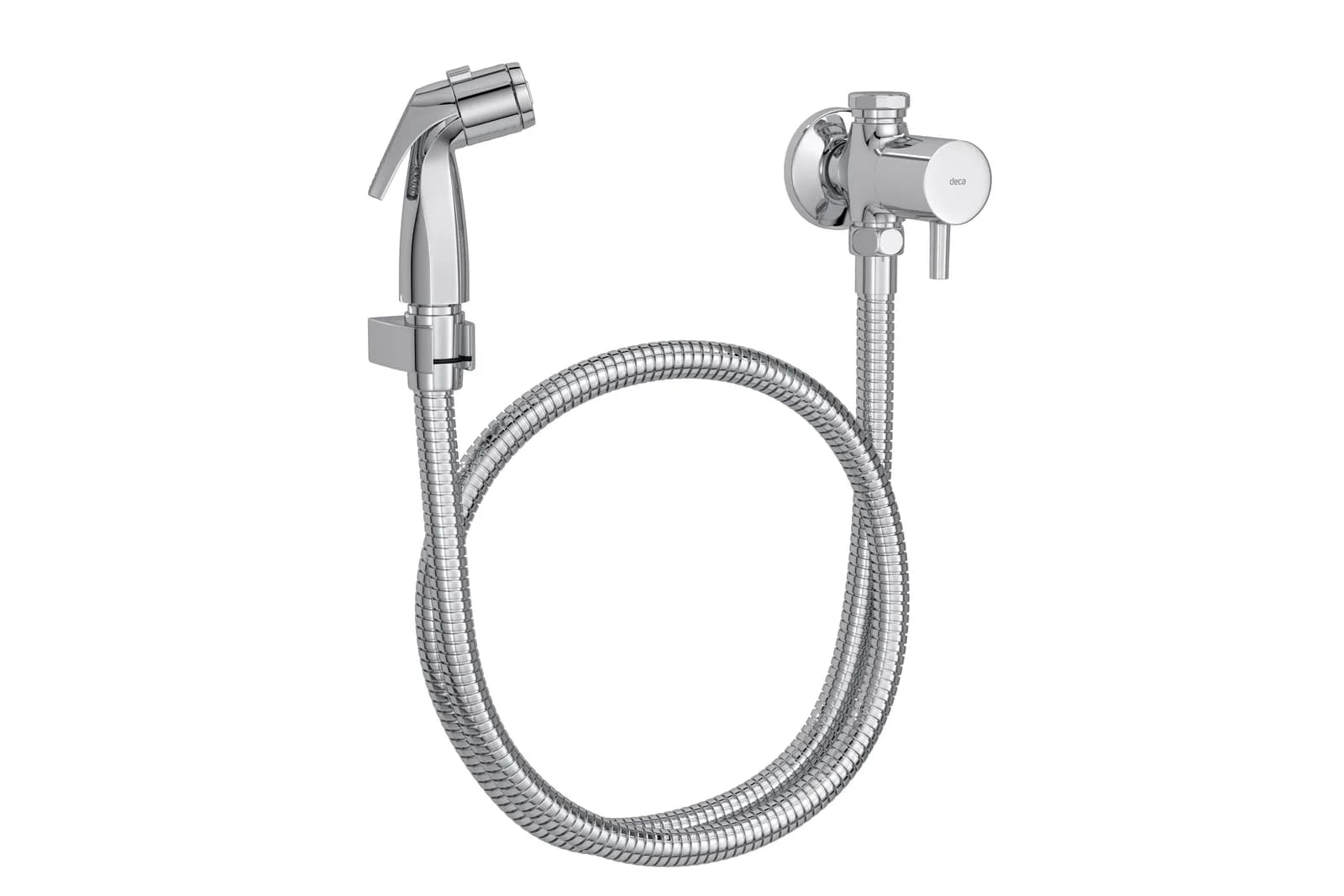 Ducha Deca Link Cromado Manual com Registro 1984 Gatilho Cromado