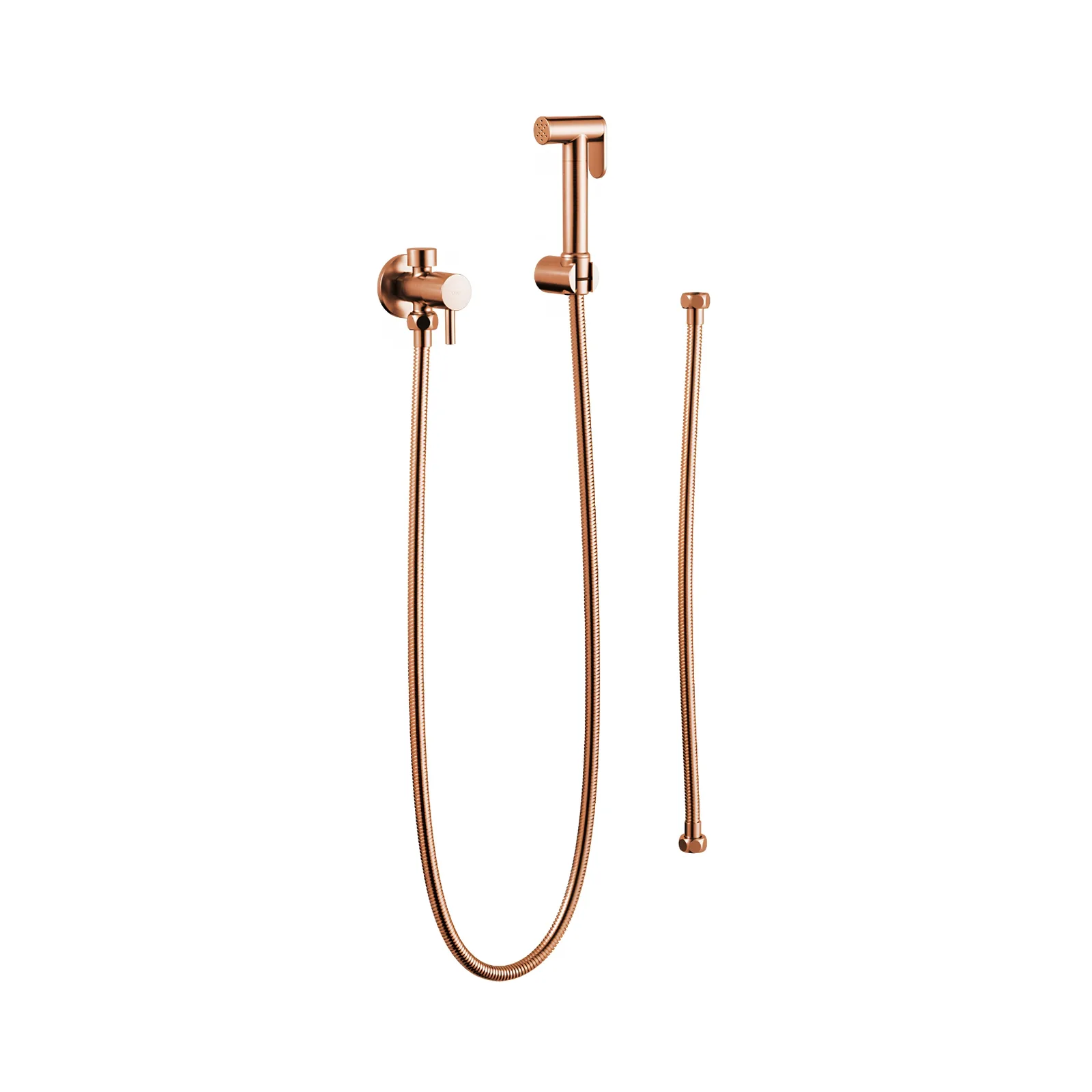 Ducha Higiênica com Derivação Brushed Rose Gold Doka