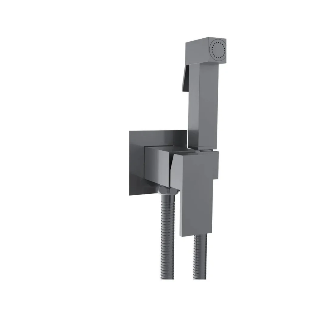 Ducha Higiênica Completa com Base Graphite Lexxa Bagno