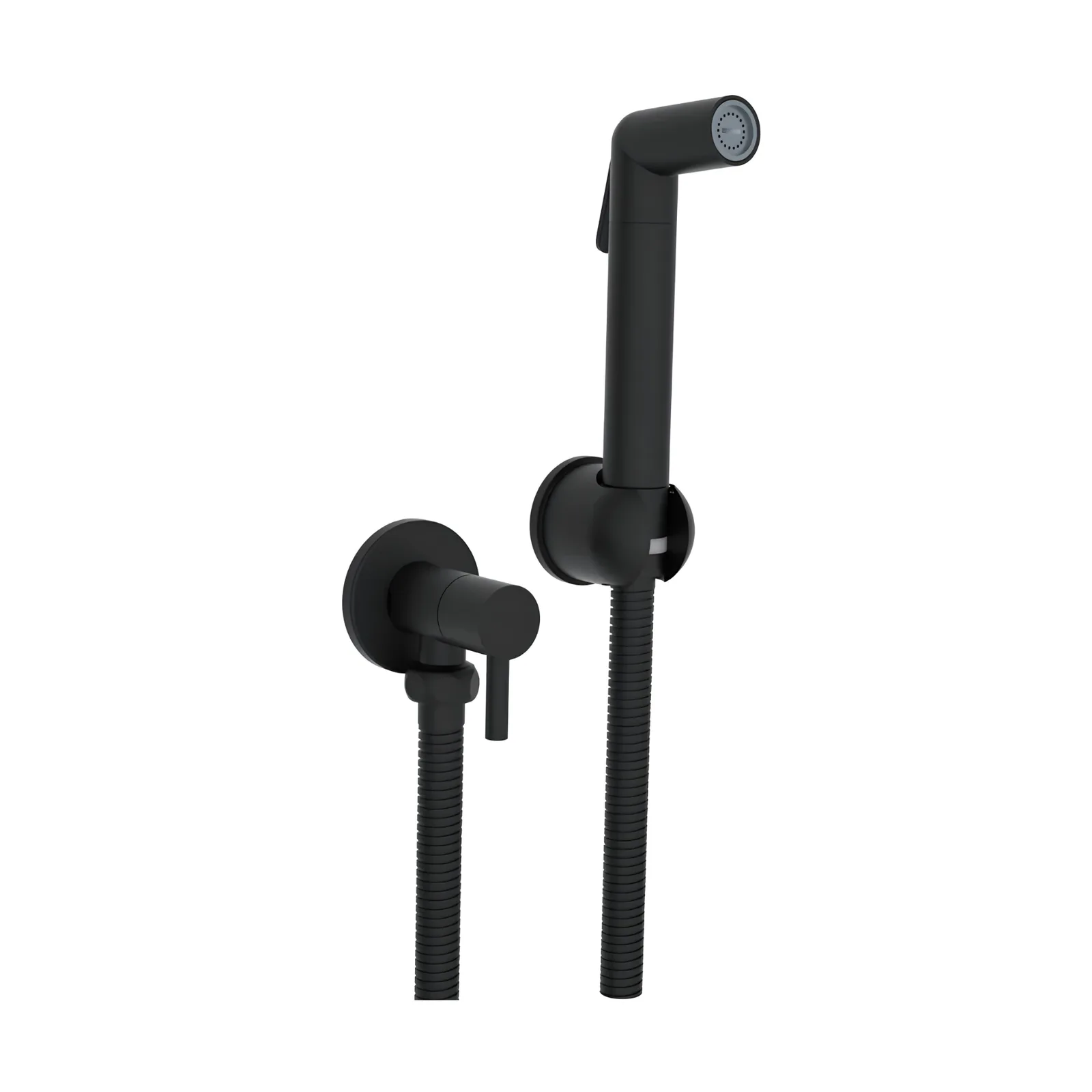 Conjunto Ducha Higiênica com Registro 1/4 Black Matte Lexxa Bagno LX2004B