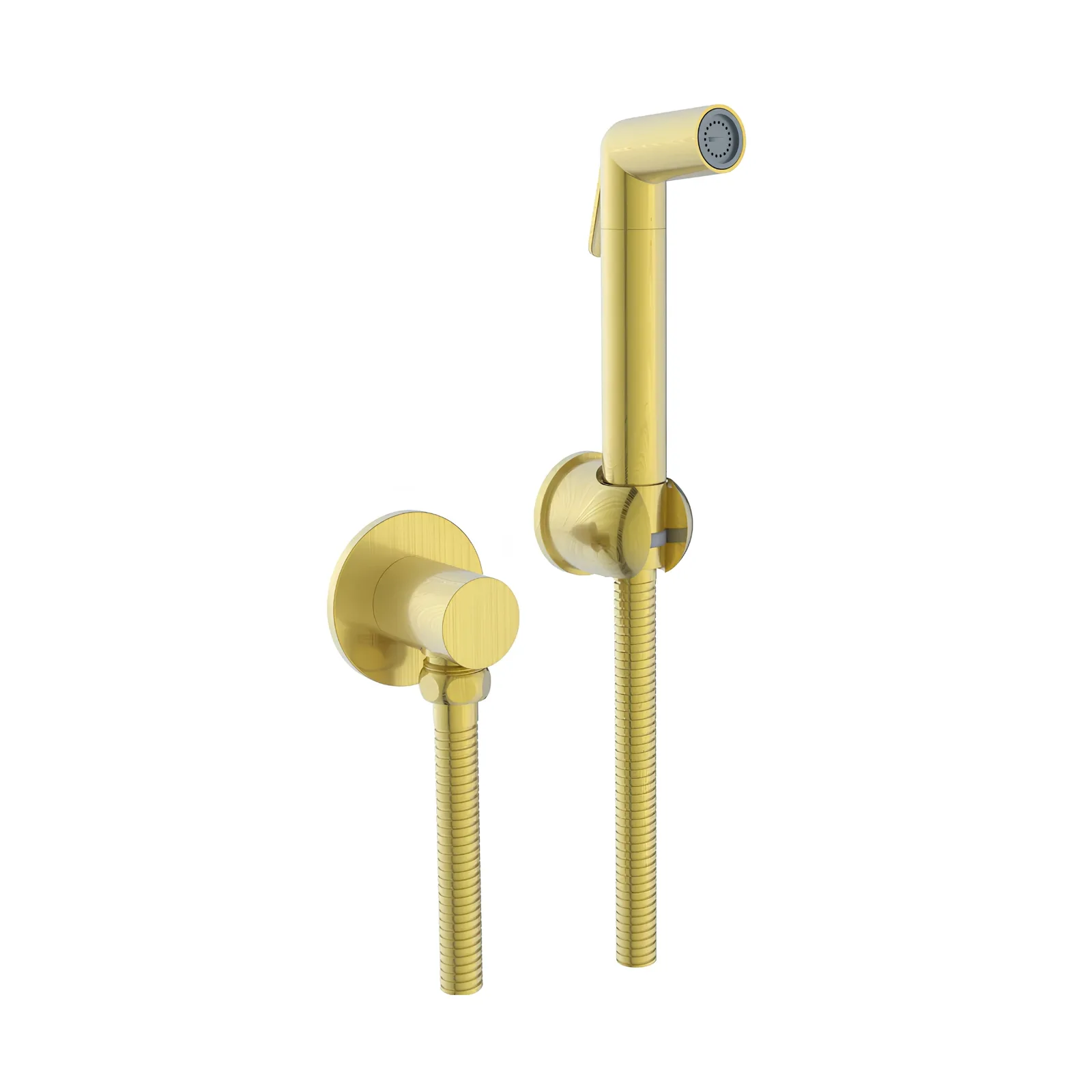 Conjunto Ducha Higiênica Ouro Escovado Lexxa Bagno LX1120OE