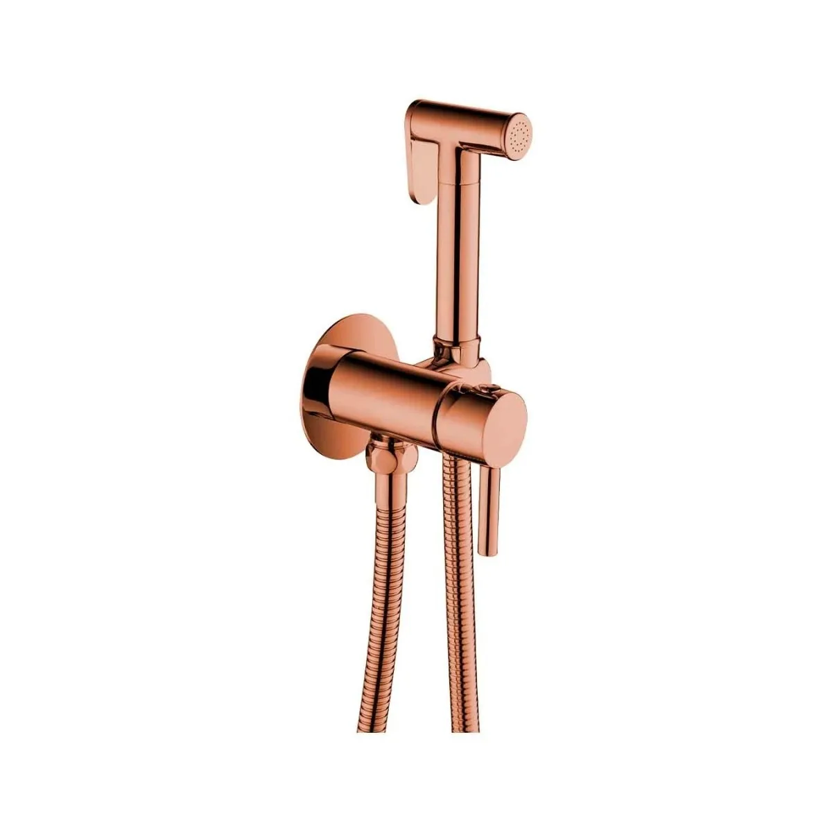 Ducha Higiênica Monocomando Quente e Fria Doka Rose Gold
