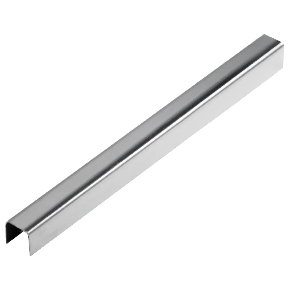 Filete Aço Inox 3m 10x10 Brilho Viscardi Decor