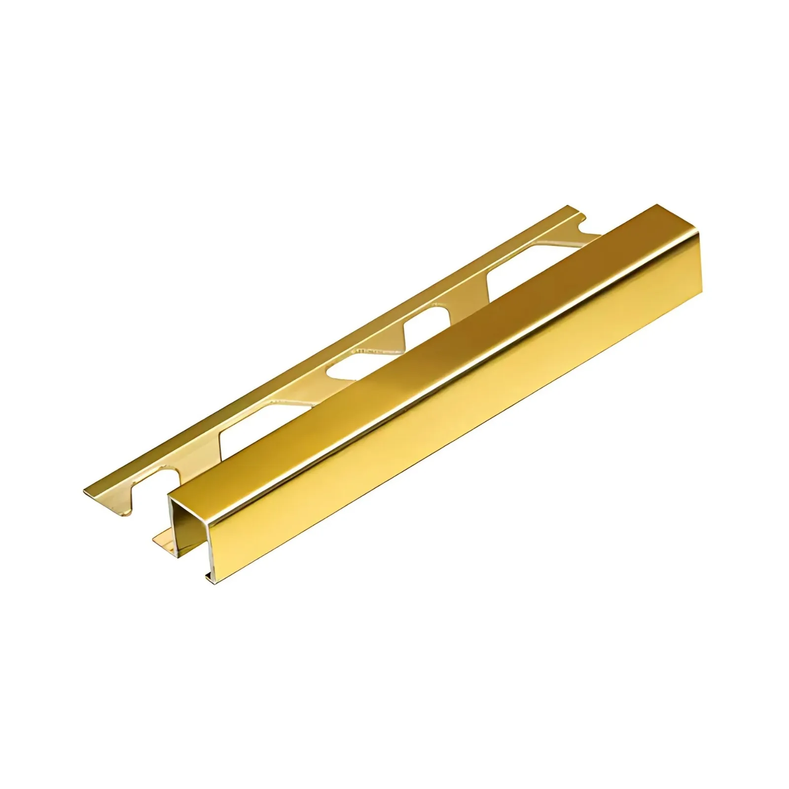 Filete Golden Alumínio Anodizado 3m 10x12 Viscardi Firenze