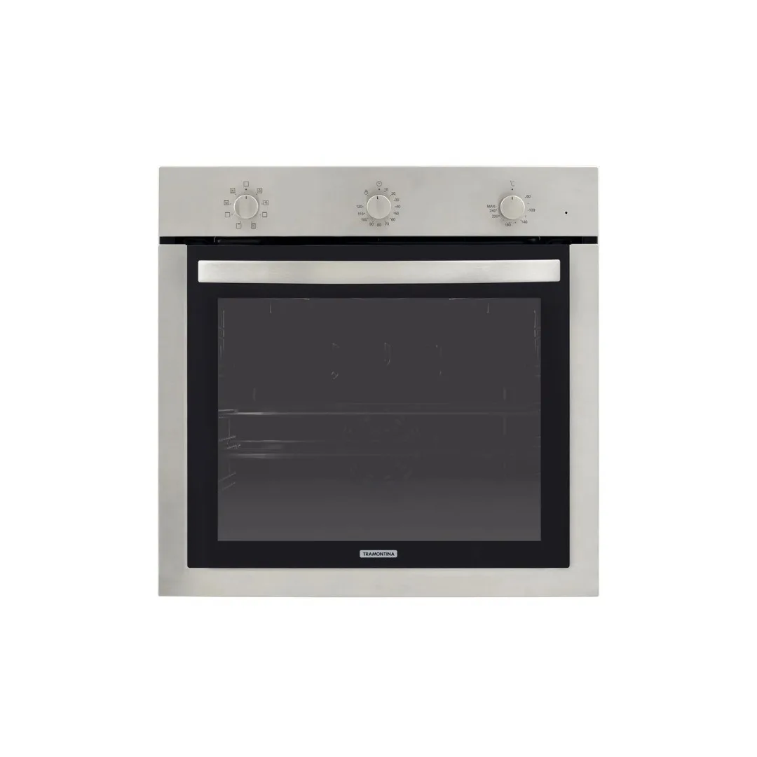 Forno Elétrico Tramontina de Embutir Inox Cook em Aço Inox 73 L 7 Funções