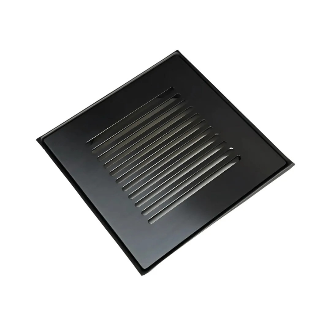 Grelha Invinox Grafite Escovado 10x10 com Base