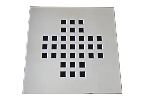 Grelha Invinox Inox 5016/1 Quadrada Central S/base 15x15