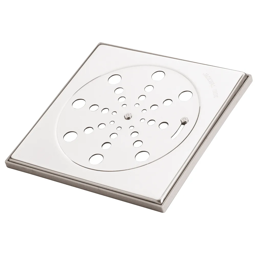 Grelha Jackwal 10x10 Cromado Quadrada com Fecho