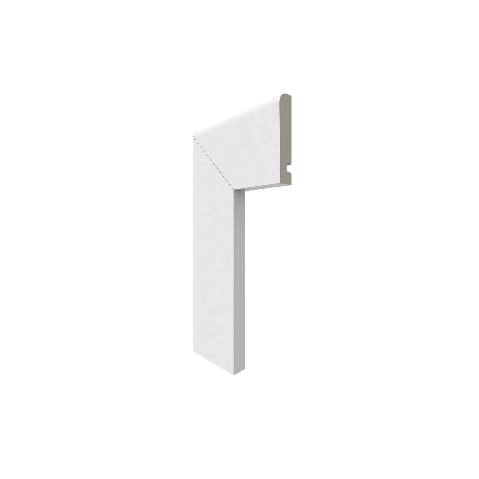 Guarnição Santa Luzia Poliestireno 7cm 446 Pc/2,4ml Branco