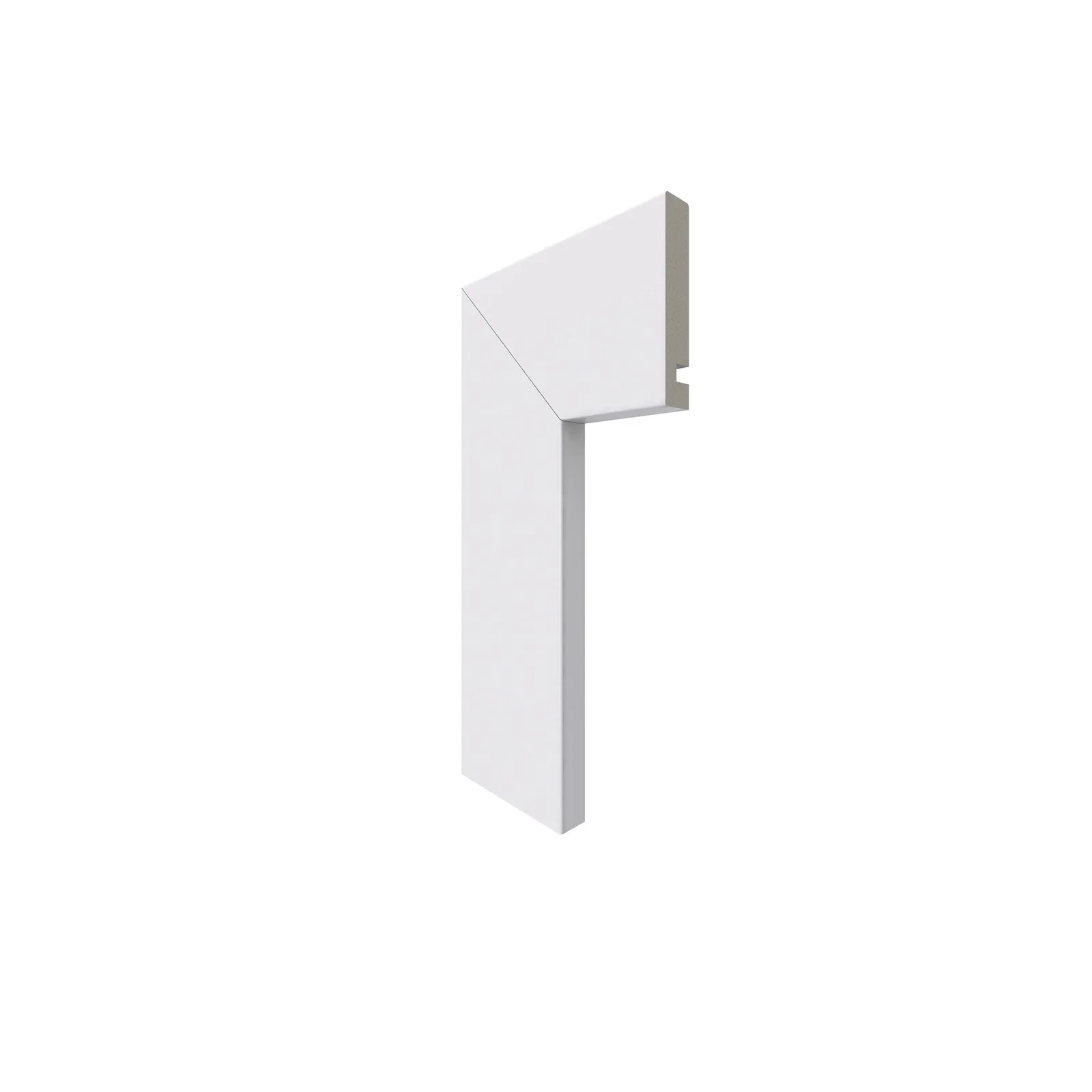 Guarnição Santa Luzia Poliestireno 7cm 451 Barra 2,4m Branco