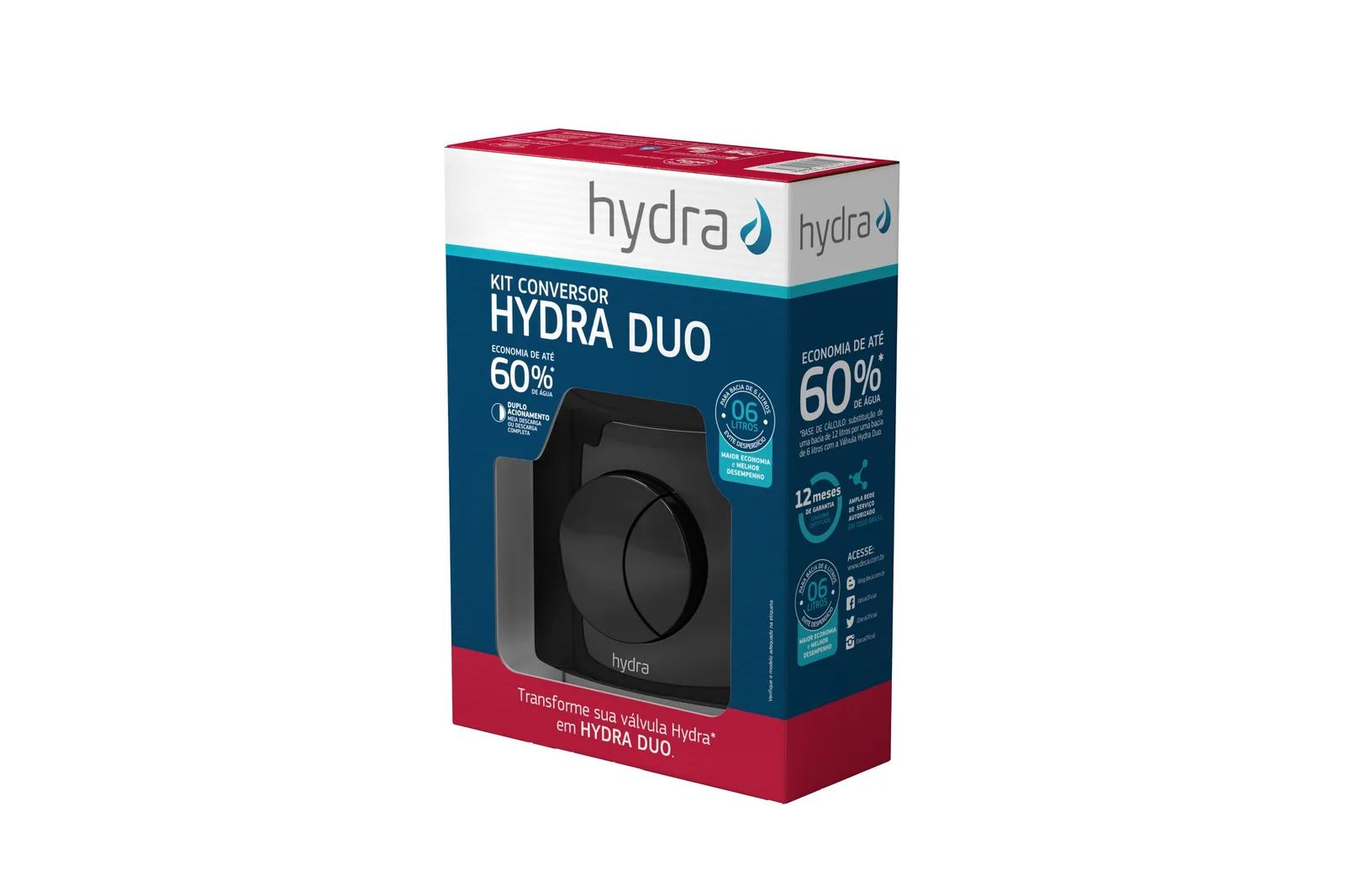 Kit Conversor Deca Hidra Max Black Noir para Max 4916.1/1/2duo