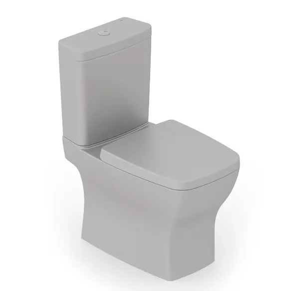 Kit de Louça Roca Boss com Caixa Acoplada Gris (termofixo)