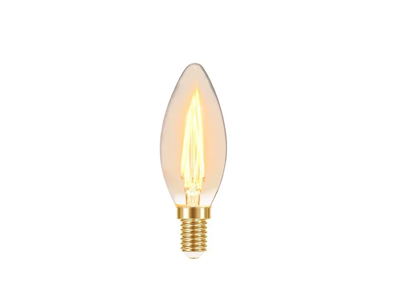 Lâmpada Taschibra Led Filamento Vintage Vela B35 3w 127V Âmbar